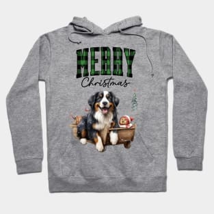 Christmas Bernese mountain dog Hoodie